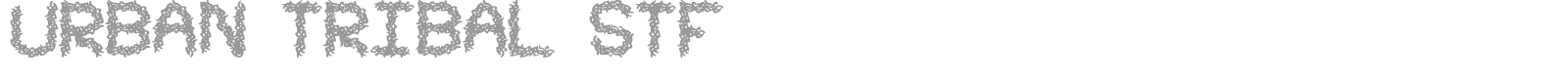 Urban Tribal STF font preview